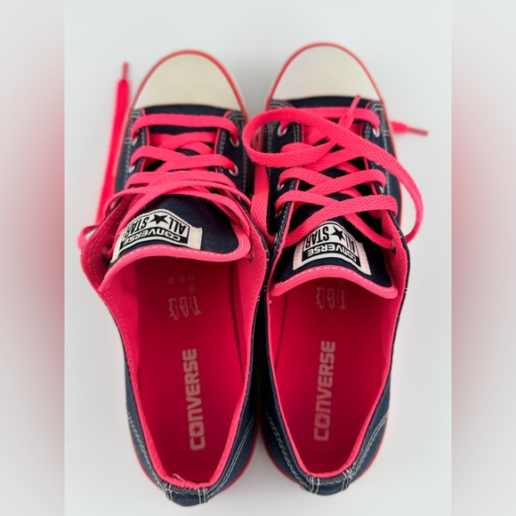 Converse All Star Women's Low Top Canvas Dainty Ox Athletic Navy Sneakers Size 9 - Picture 8 of 12
